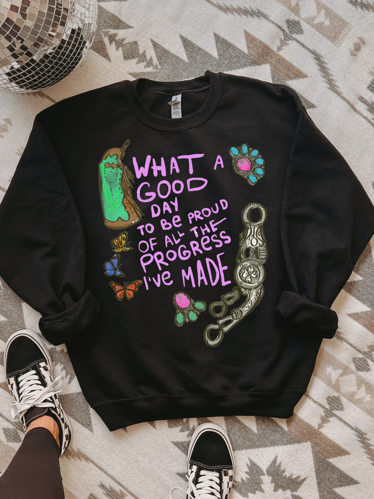 What A Good Day Crewneck