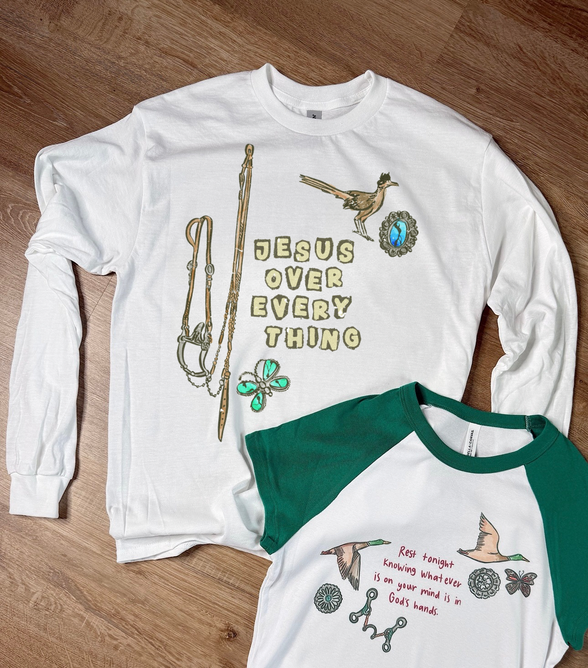 Jesus Over Everything Long Sleeve Tee