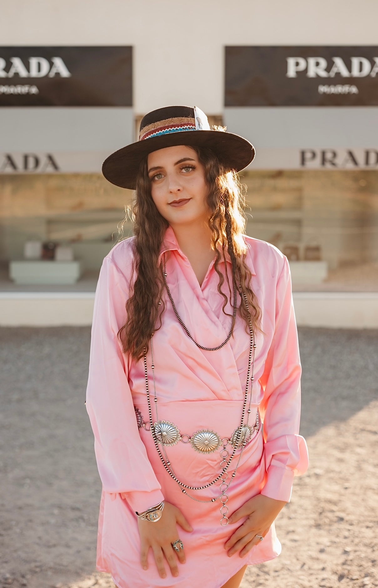 Pink Collared Dress