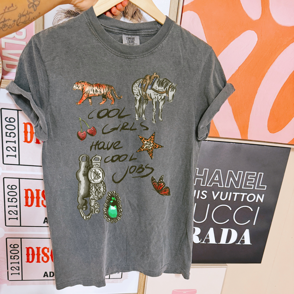 Cool Girls, Cool Jobs COMFORT COLORS TEE