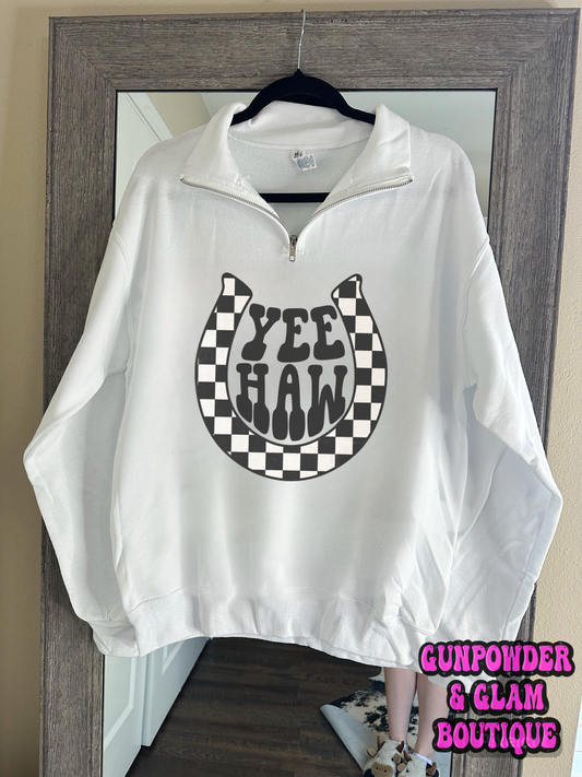 Yee Haw Quarter Zip