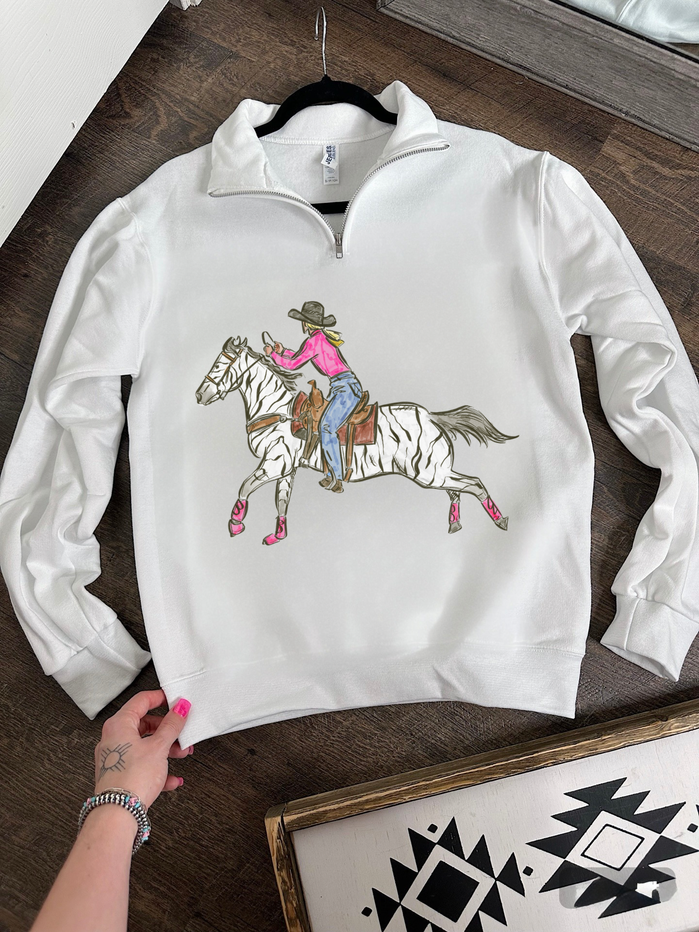 Cowgirl Chaos Quarter Zip