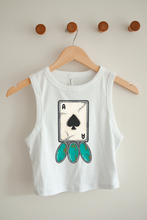 Load image into Gallery viewer, Ace of Spades Cropped Tank
