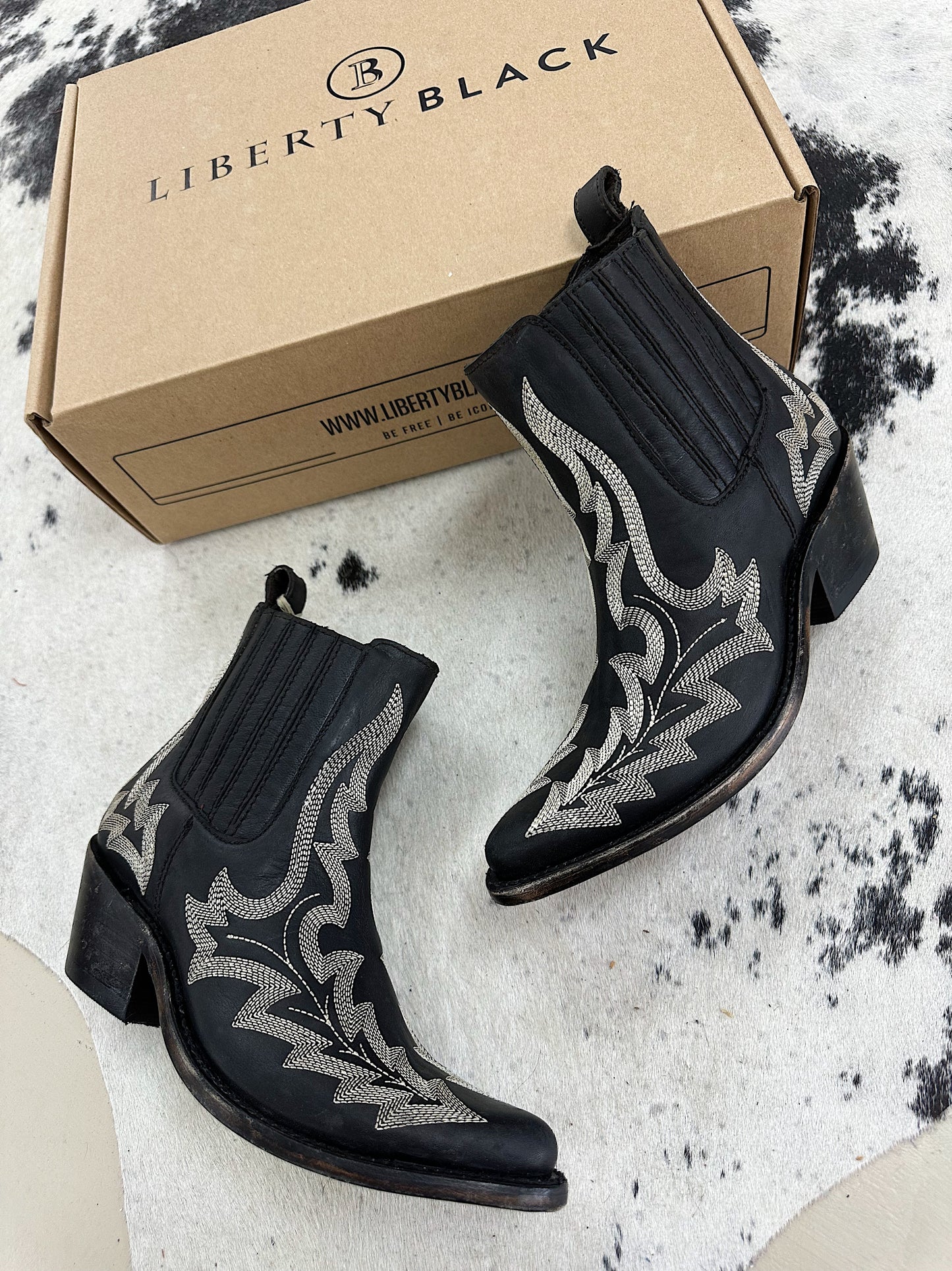 Liberty Black Caborca Booties