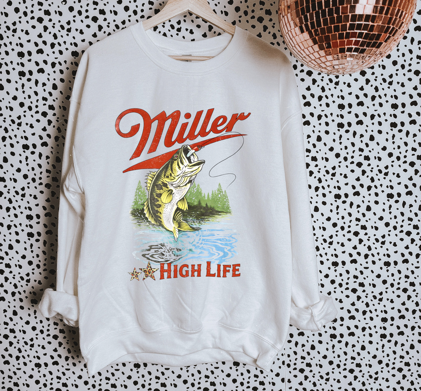 Miller High Life TEE or CREWNECK
