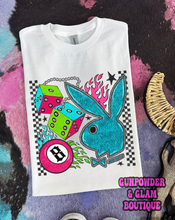 Load image into Gallery viewer, Grunge Bunny Tee or Crewneck
