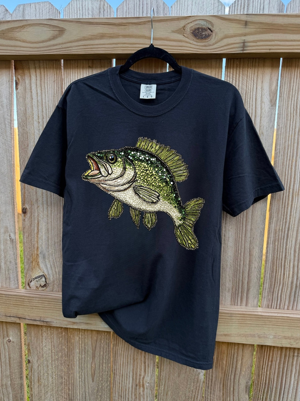 Faux Rhinestone Bass COMFORT COLORS TEE