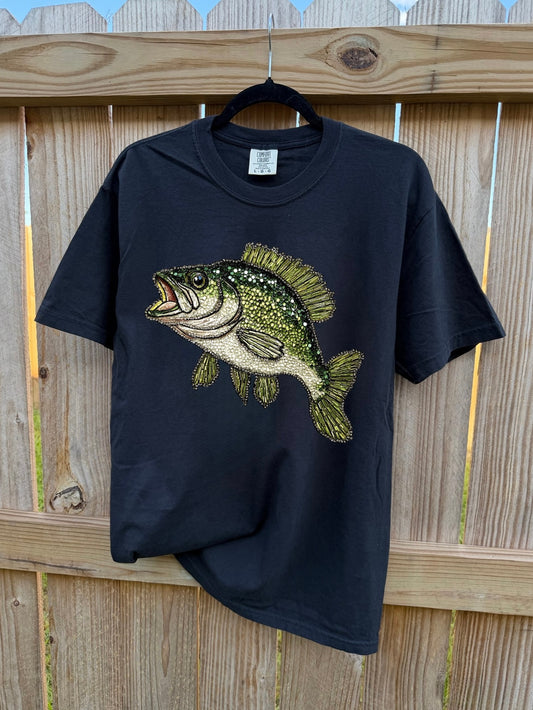 Faux Rhinestone Bass COMFORT COLORS TEE