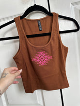 Load image into Gallery viewer, Aztec Ribbed Tank
