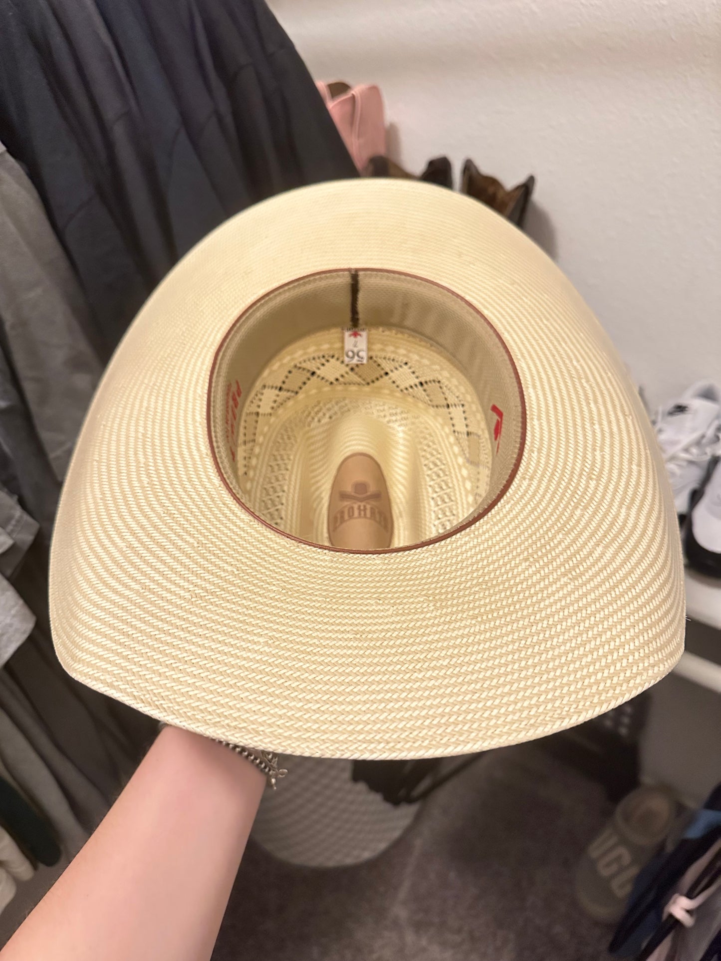 Straw Pro Hats Size 7 NEVER WORN