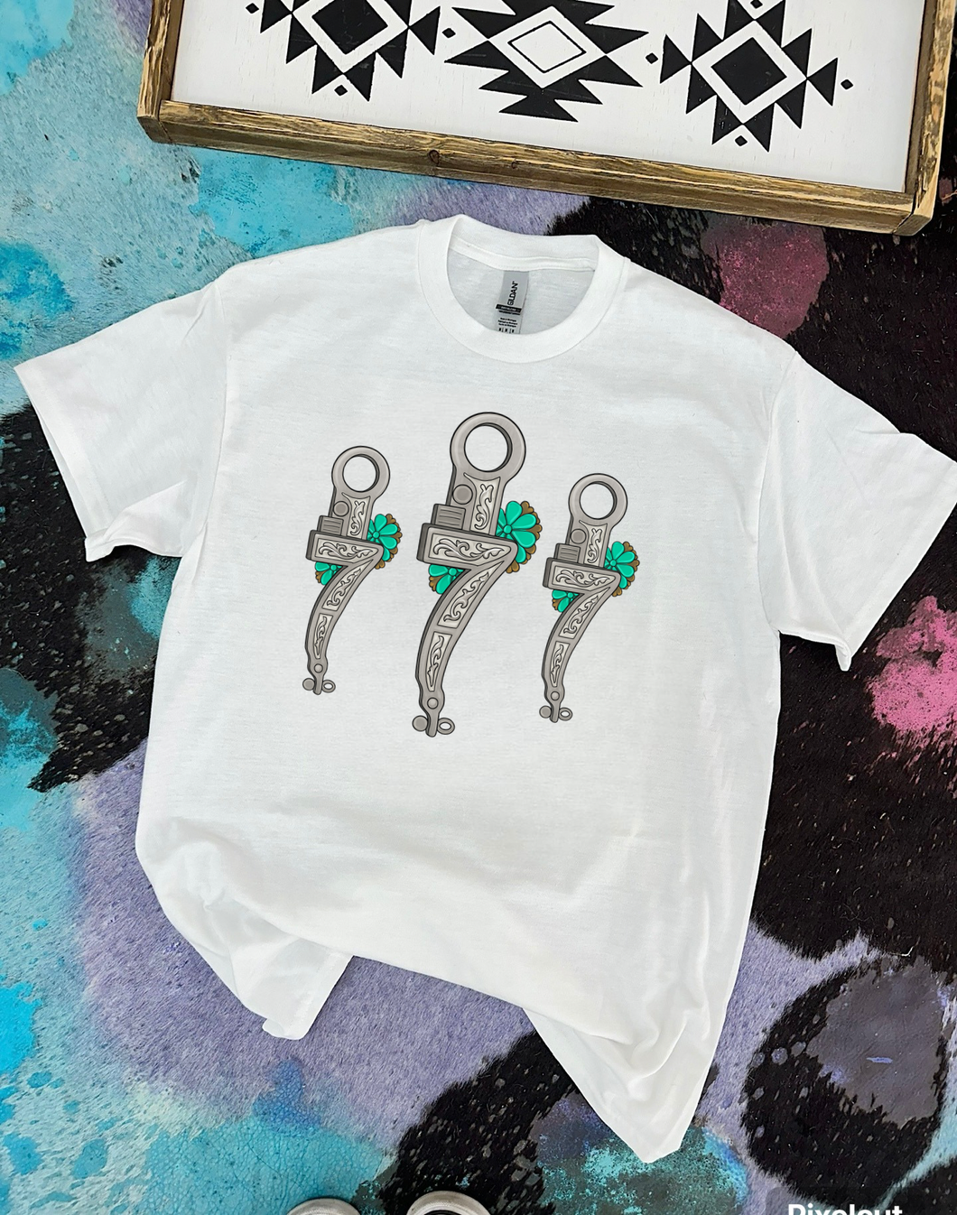 Itty Bitty Silver Bits Tee or Crewneck