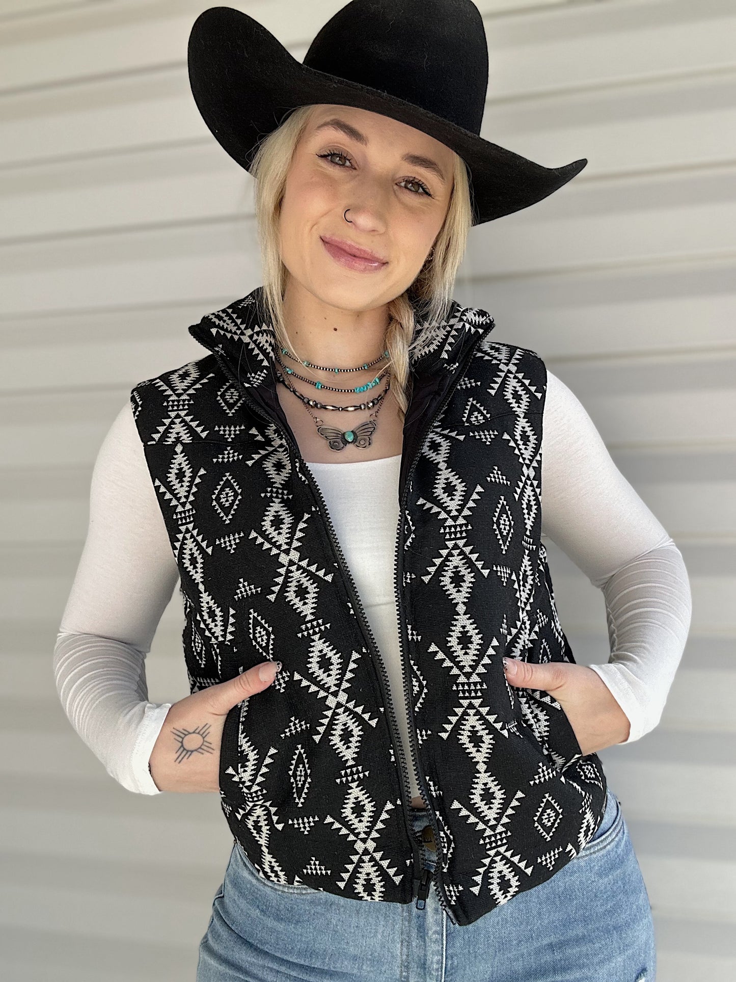 The Aztec Puffer Vest