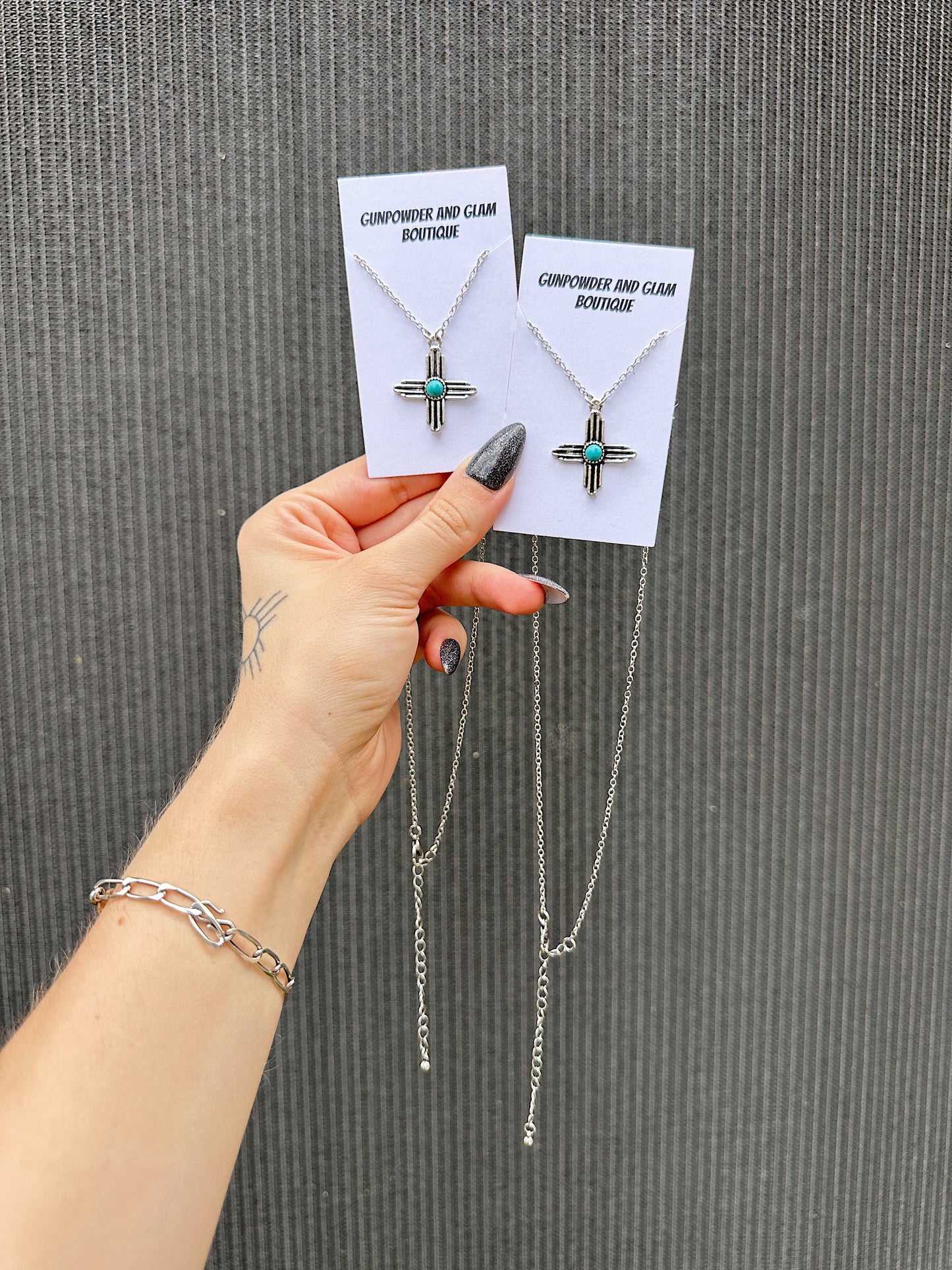 Turquoise Zia Necklace
