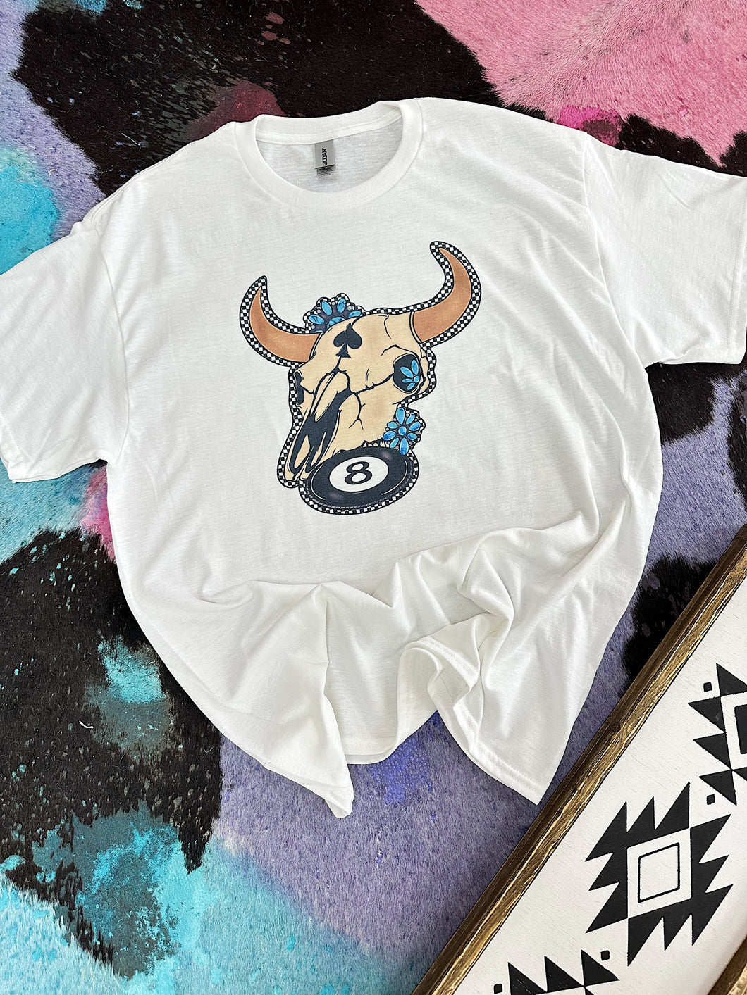 Retro Longhorn TEE or CREWNECK