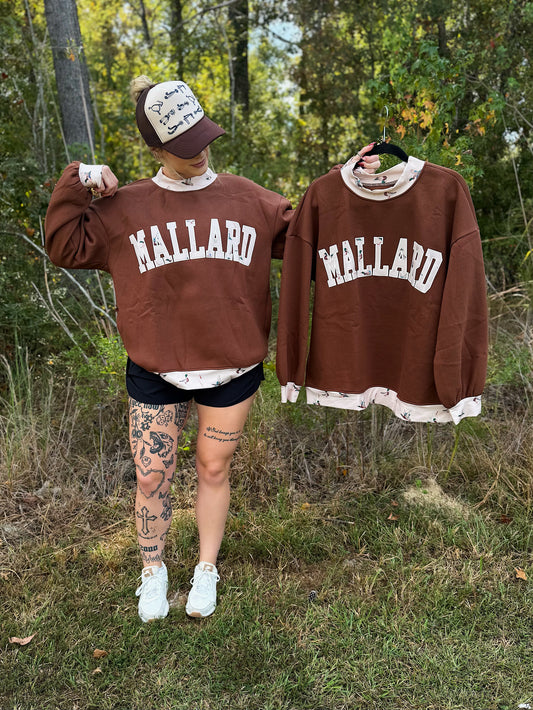 Mallard Mock Neck Sweatshirt