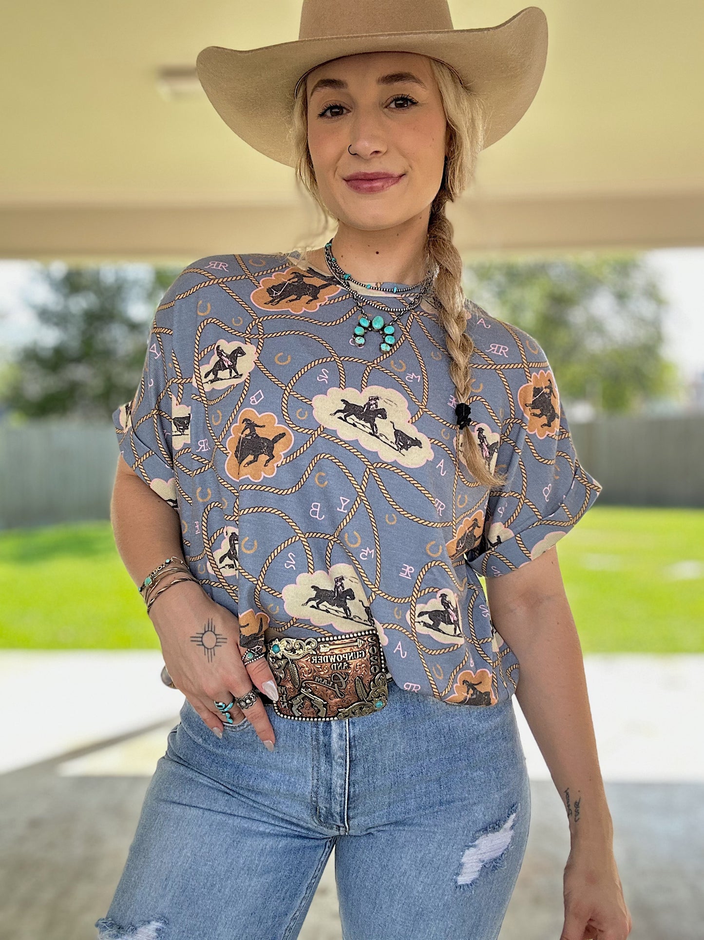 The Rancher Threads Oversized Top