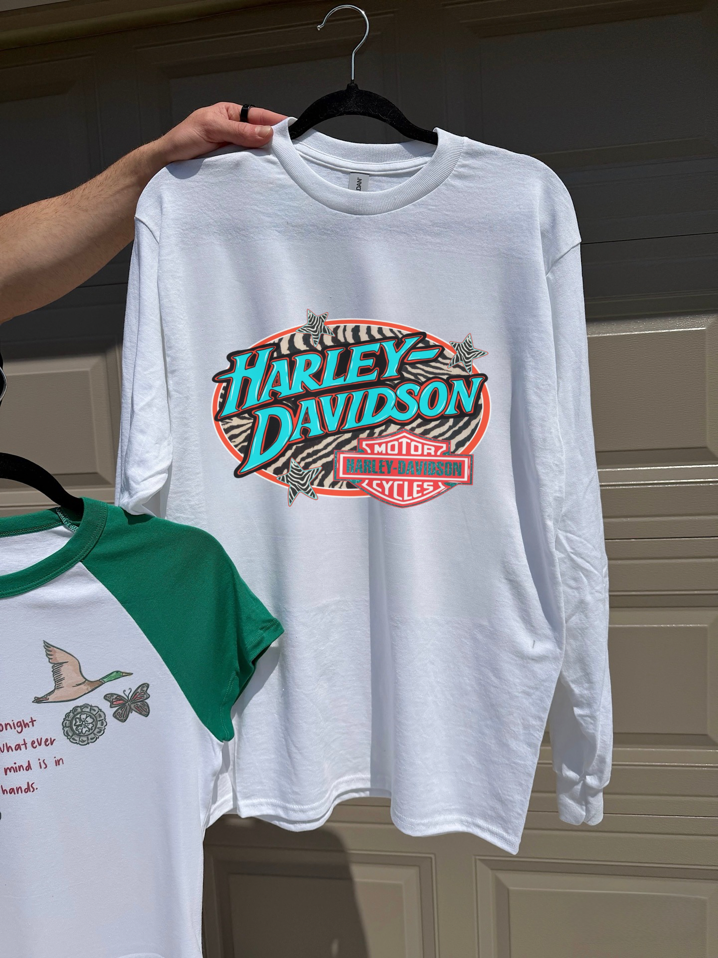 Zebra Harley Long Sleeve Tee