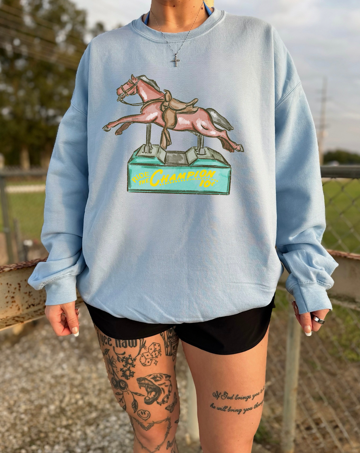Carnival Cowgirl Crewneck