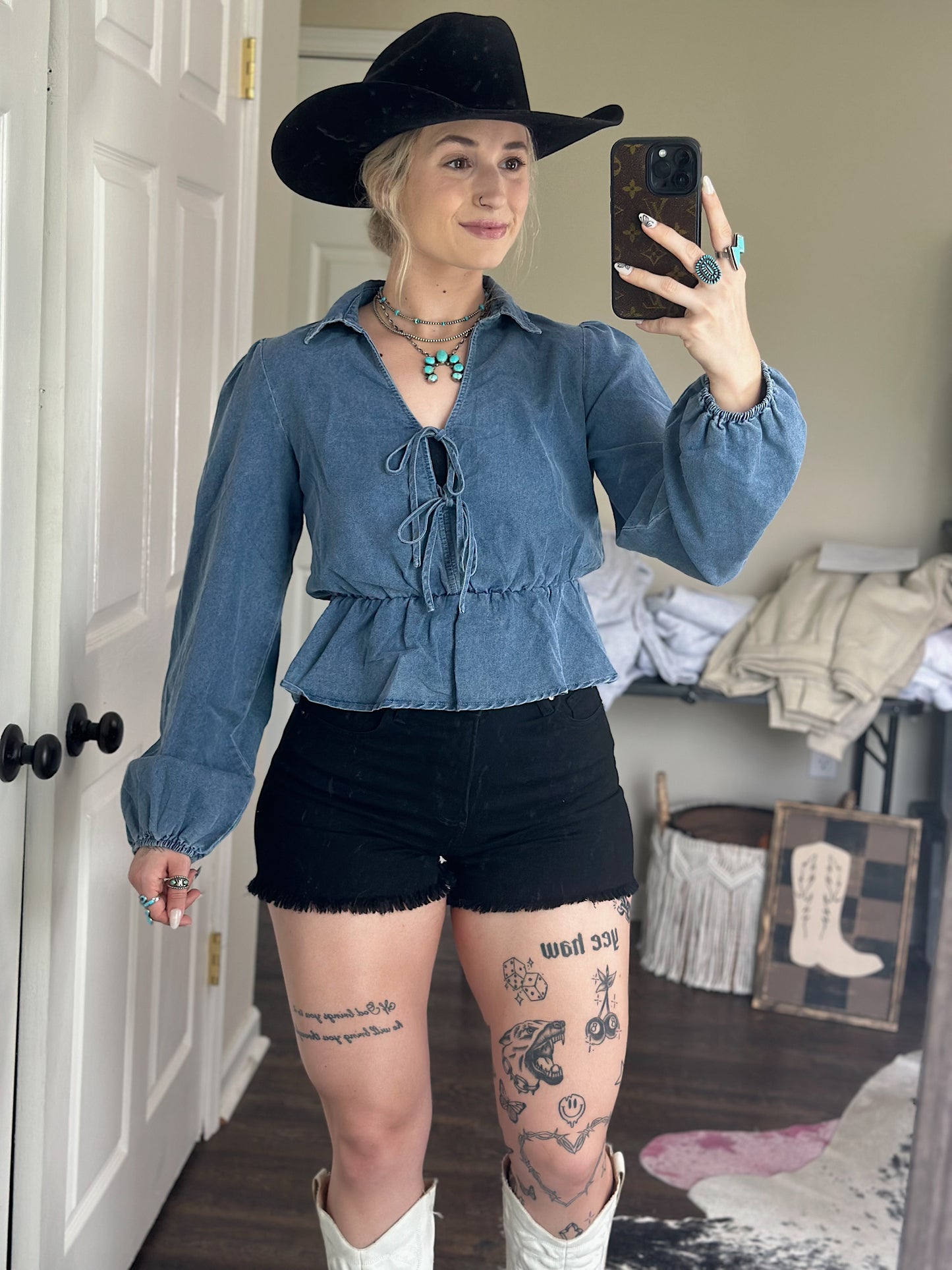The Denim Long Sleeve