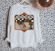 Load image into Gallery viewer, Cowboy Social Club Tee or Crewneck
