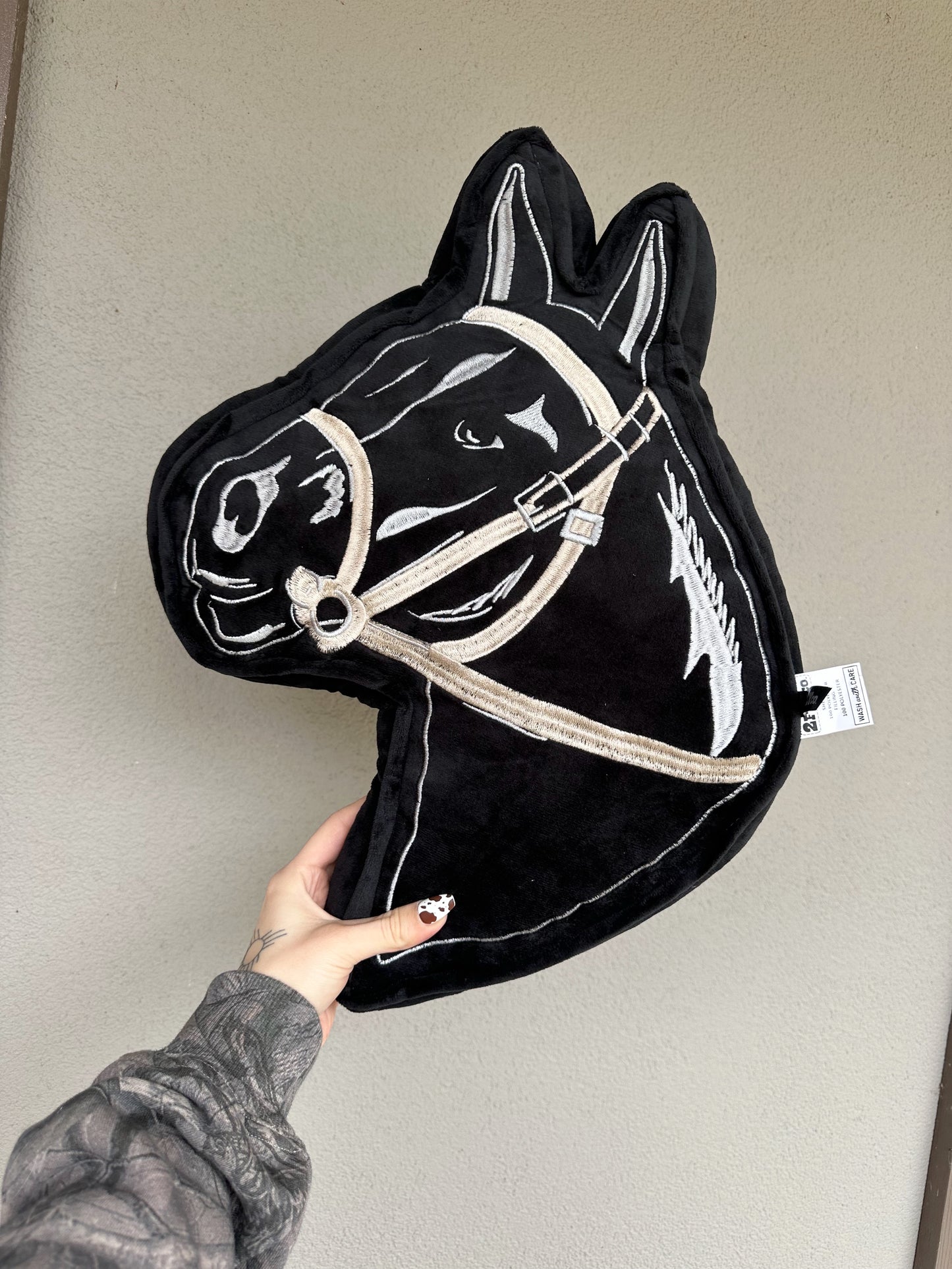 Show Pony Pillow (Black)