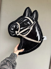 Load image into Gallery viewer, Show Pony Pillow (Black)
