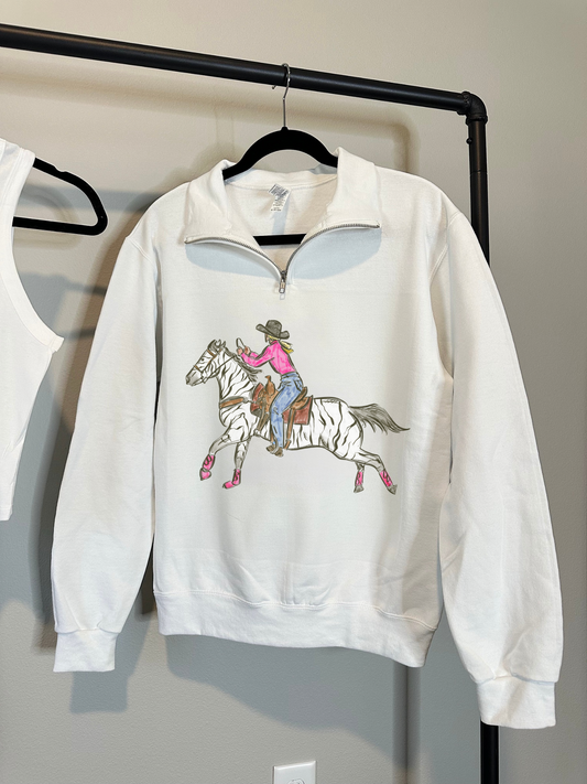 Cowgirl Chaos Quarter Zip