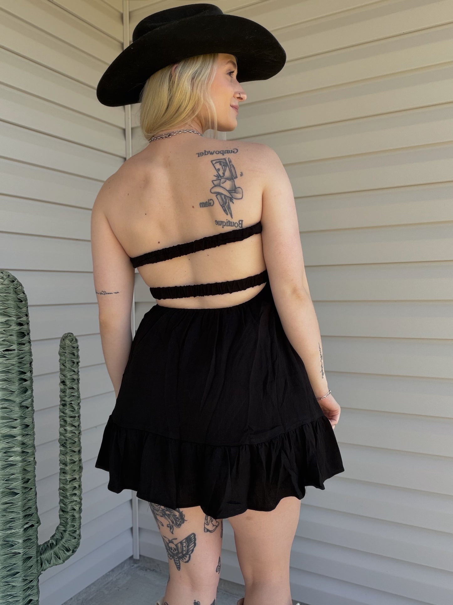 The Lil’ Black Dress (Open Back)