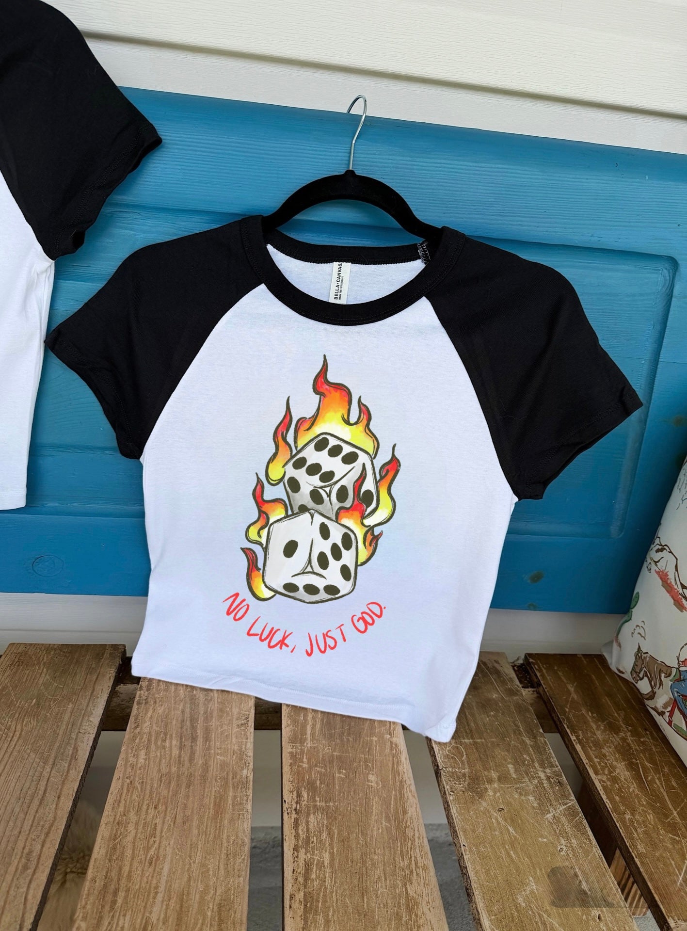 No Luck, Just God Baby Tee