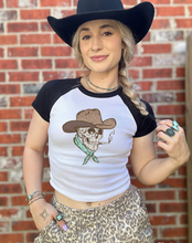 Load image into Gallery viewer, Cowboy Skelly Baby Tee
