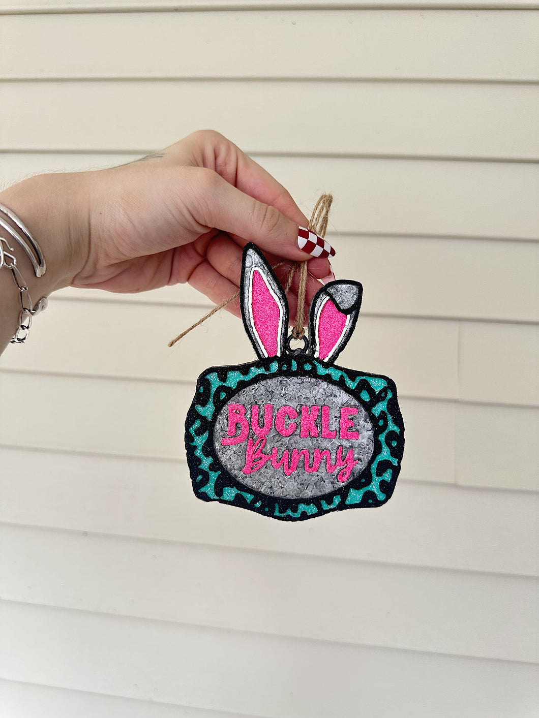 Buckle Bunny Car Freshie