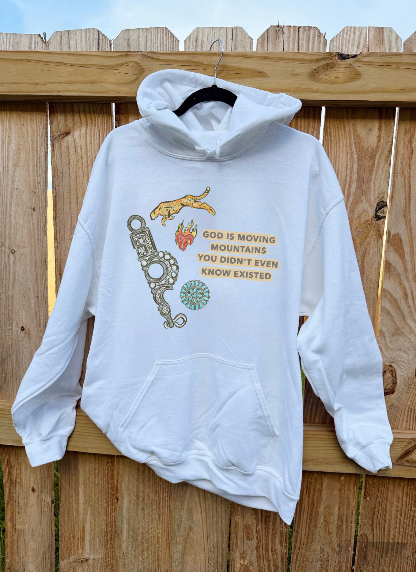 God Is Moving Mountains Hoodie