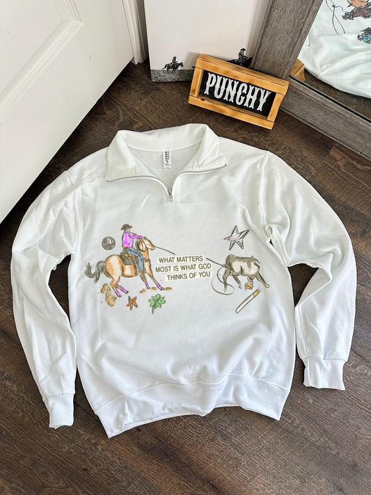 What Matters Most Quarter Zip