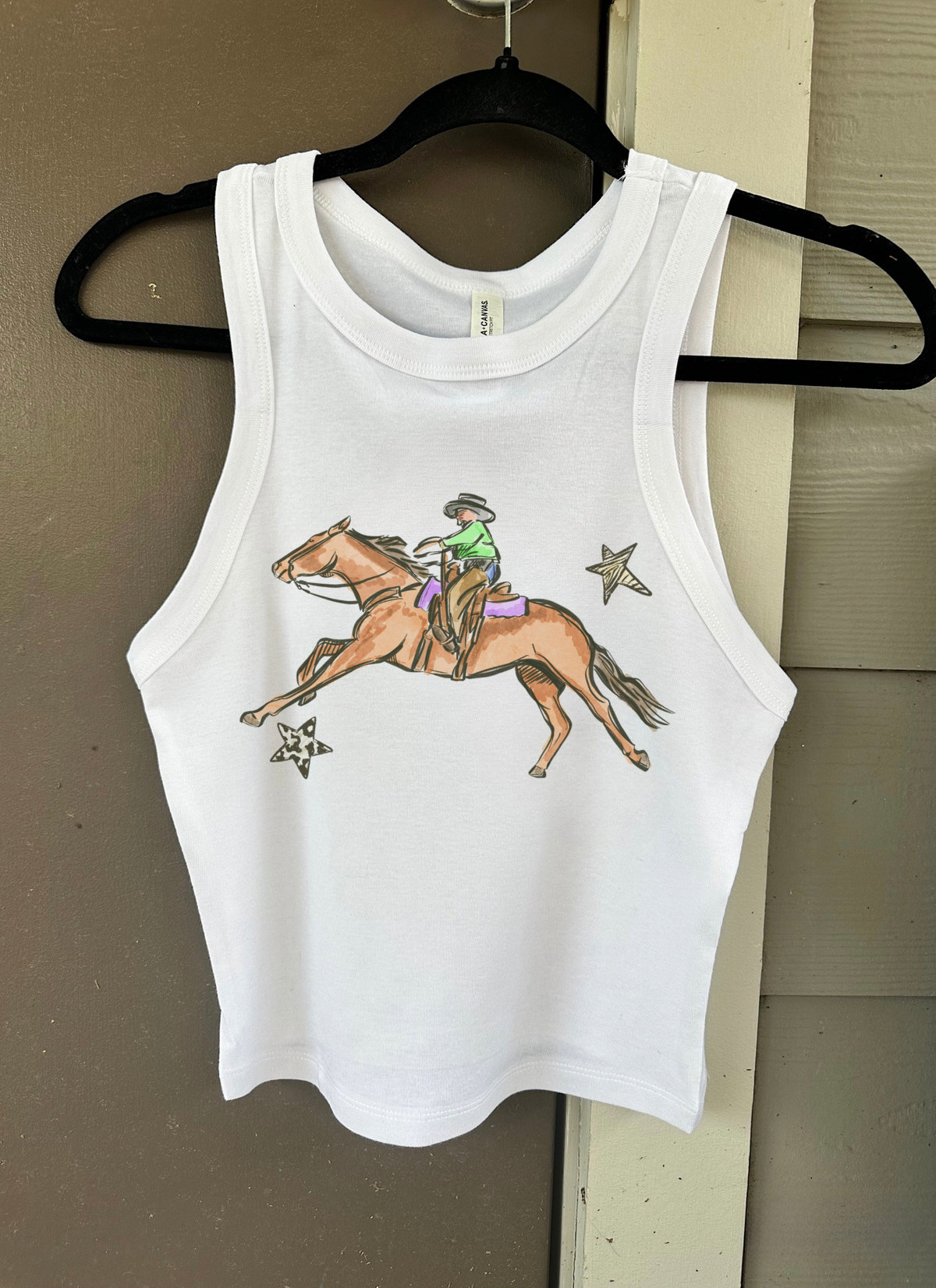 Cosmic Cowboy Cropped Tank