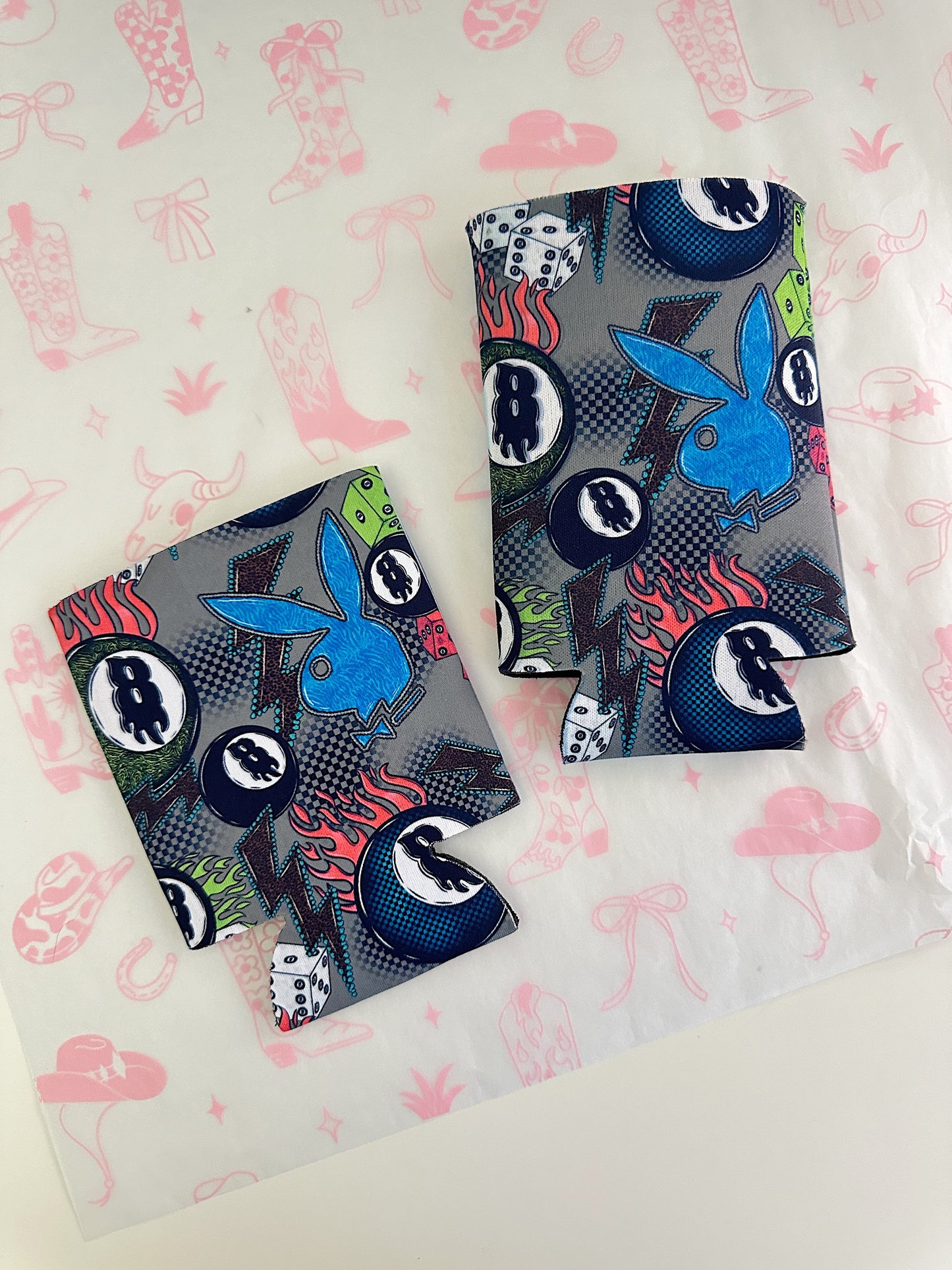 Grunge Bunny Koozie (2 sizes)