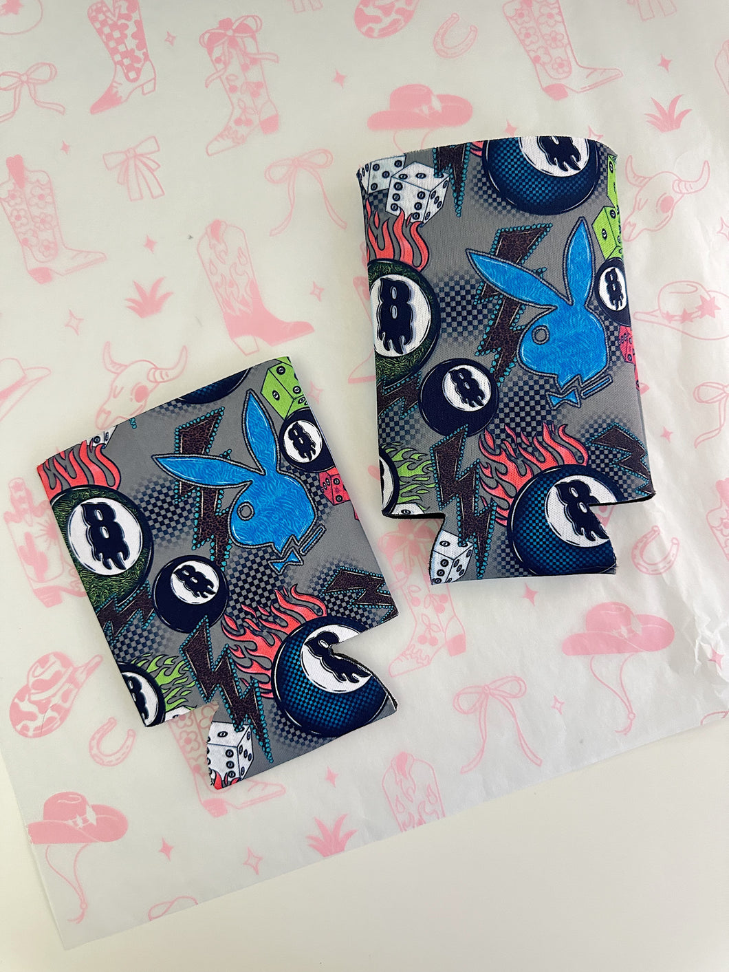 Grunge Bunny Koozie (2 sizes)