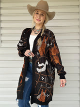 Load image into Gallery viewer, Spurs &amp; Saddles Cardigan
