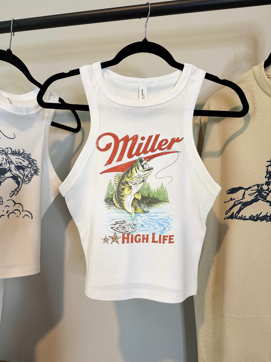 Miller High Life Cropped Tank