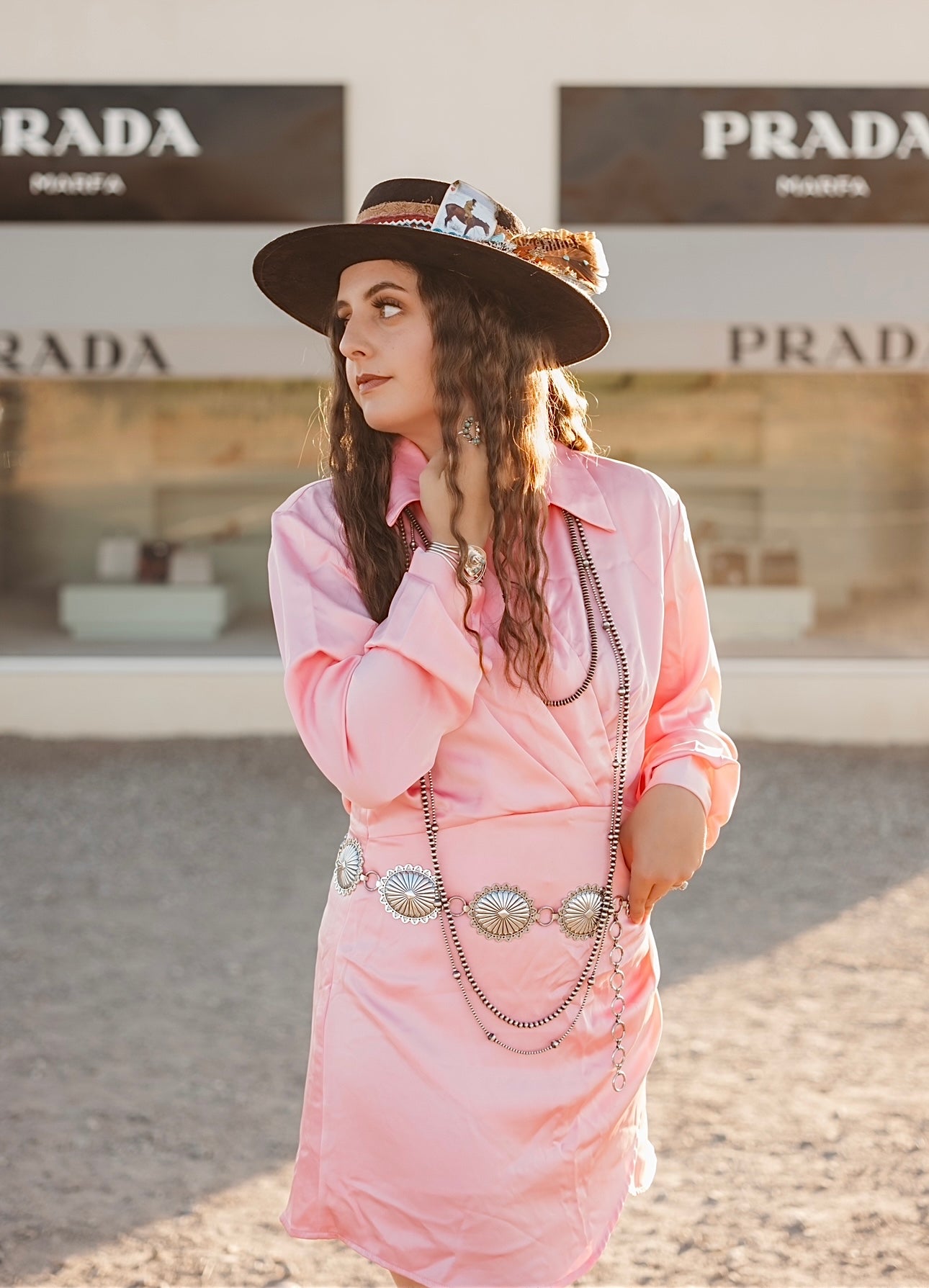 Pink Collared Dress