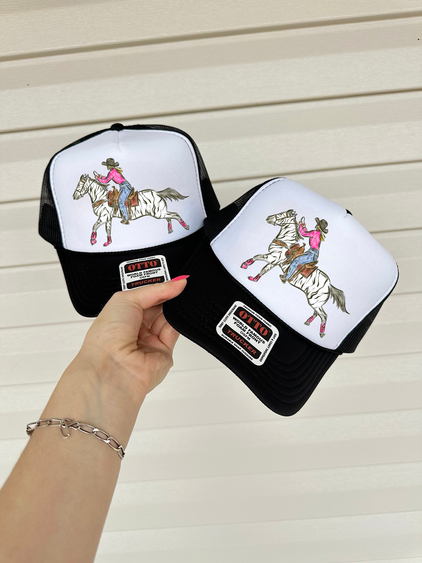 Cowgirl Chaos Trucker Hat (Multiple Color Options)
