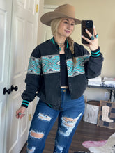 Load image into Gallery viewer, Retro Bomber (Turquoise)
