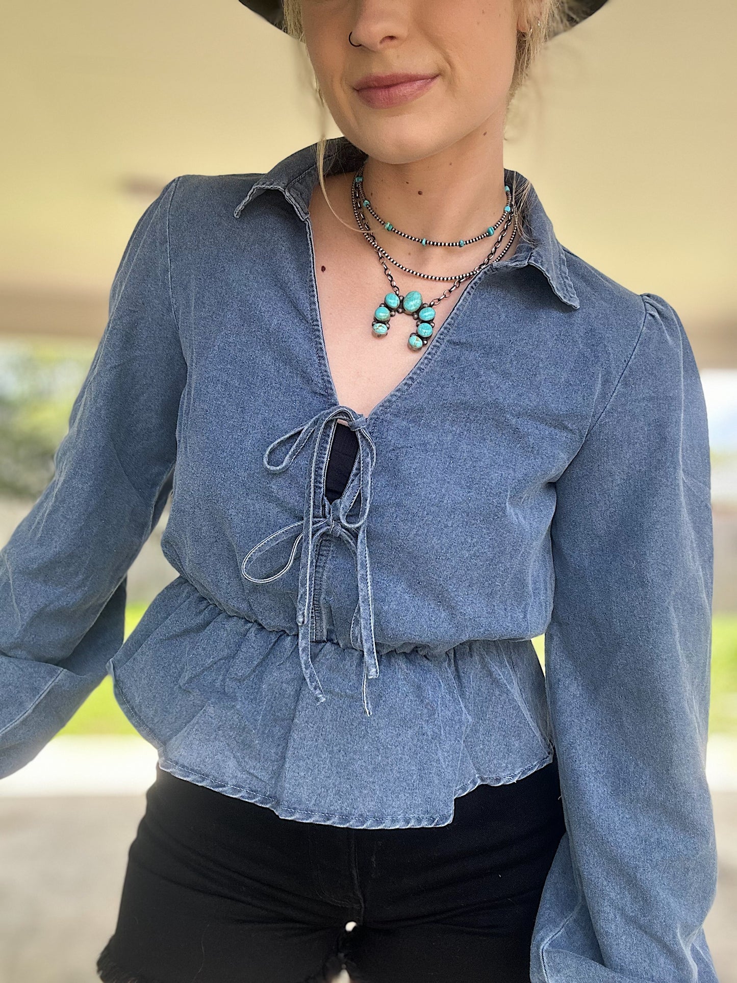 The Denim Long Sleeve