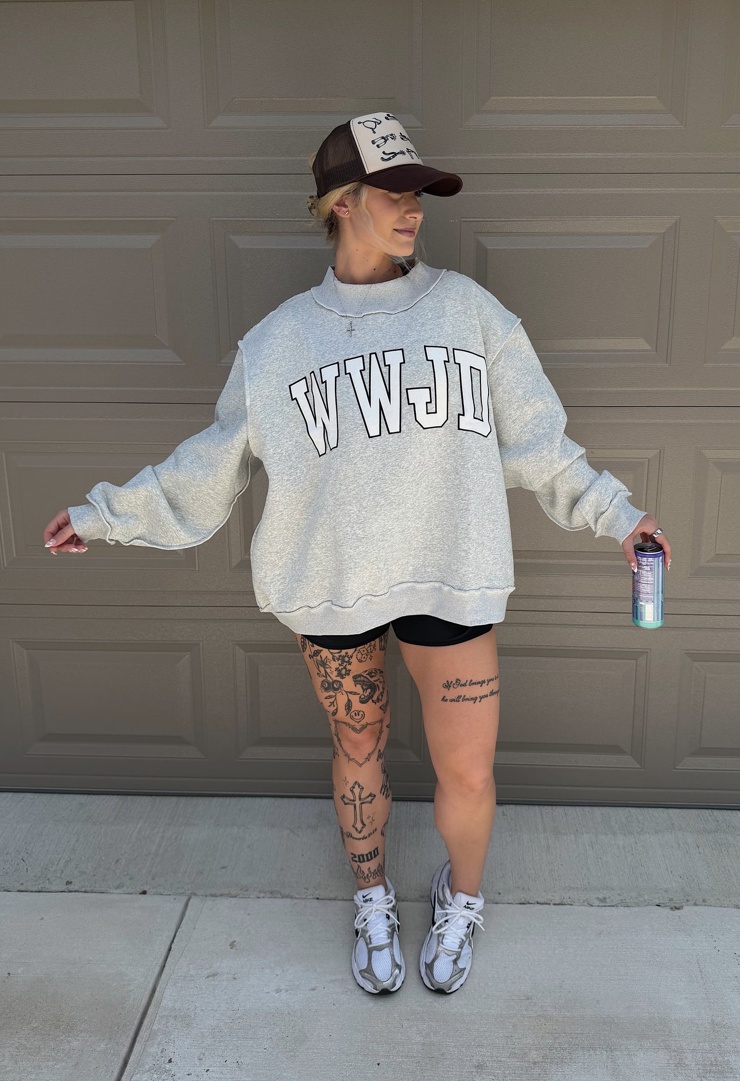 WWJD Mock Neck Sweatshirt