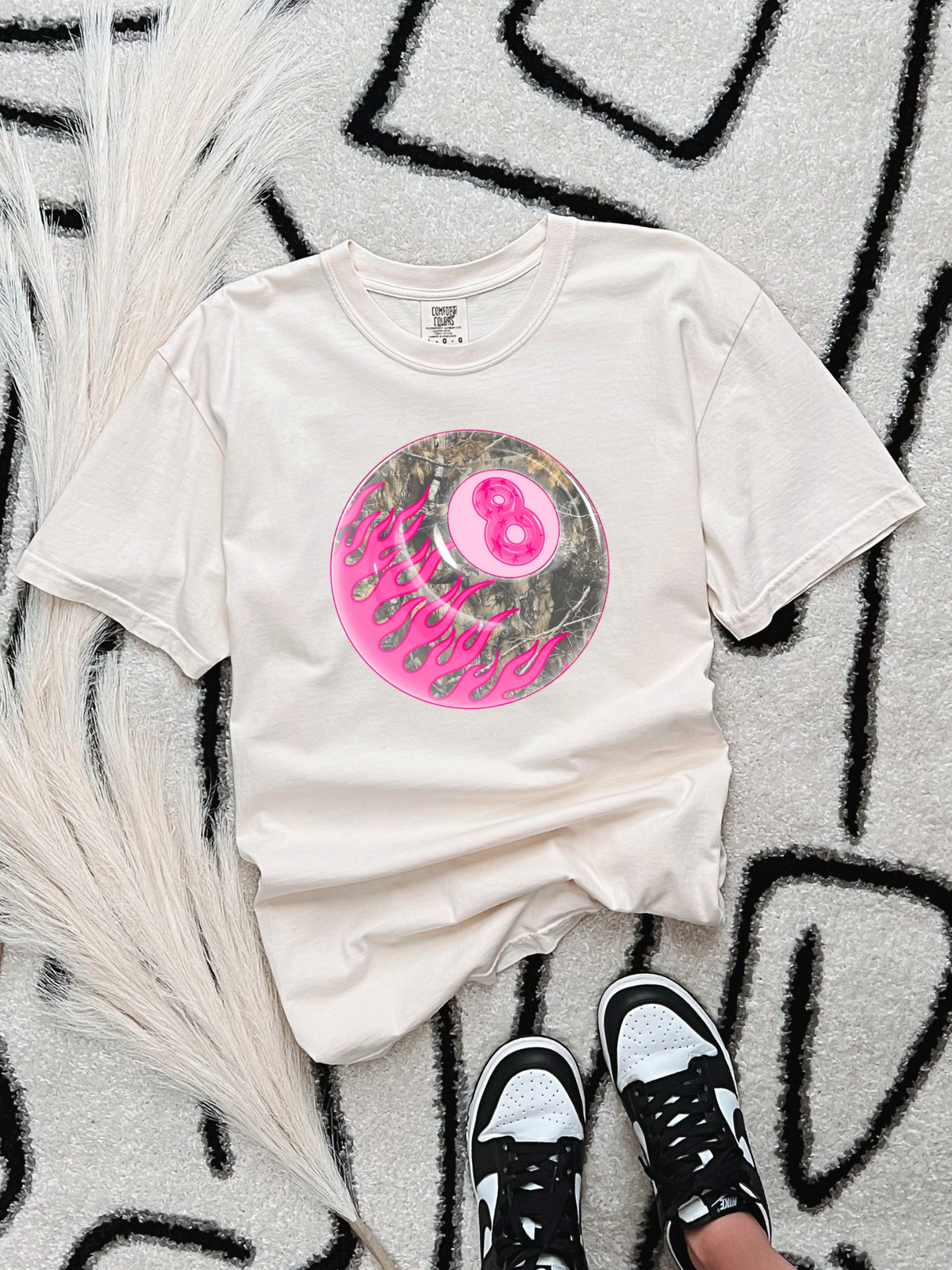 Camo 8 Ball COMFORT COLORS TEE