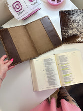 Load image into Gallery viewer, Cowhide Bible / Book Cover
