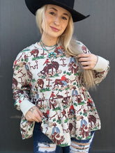 Load image into Gallery viewer, Cowboy Thingz Baby Doll Sweatshirt

