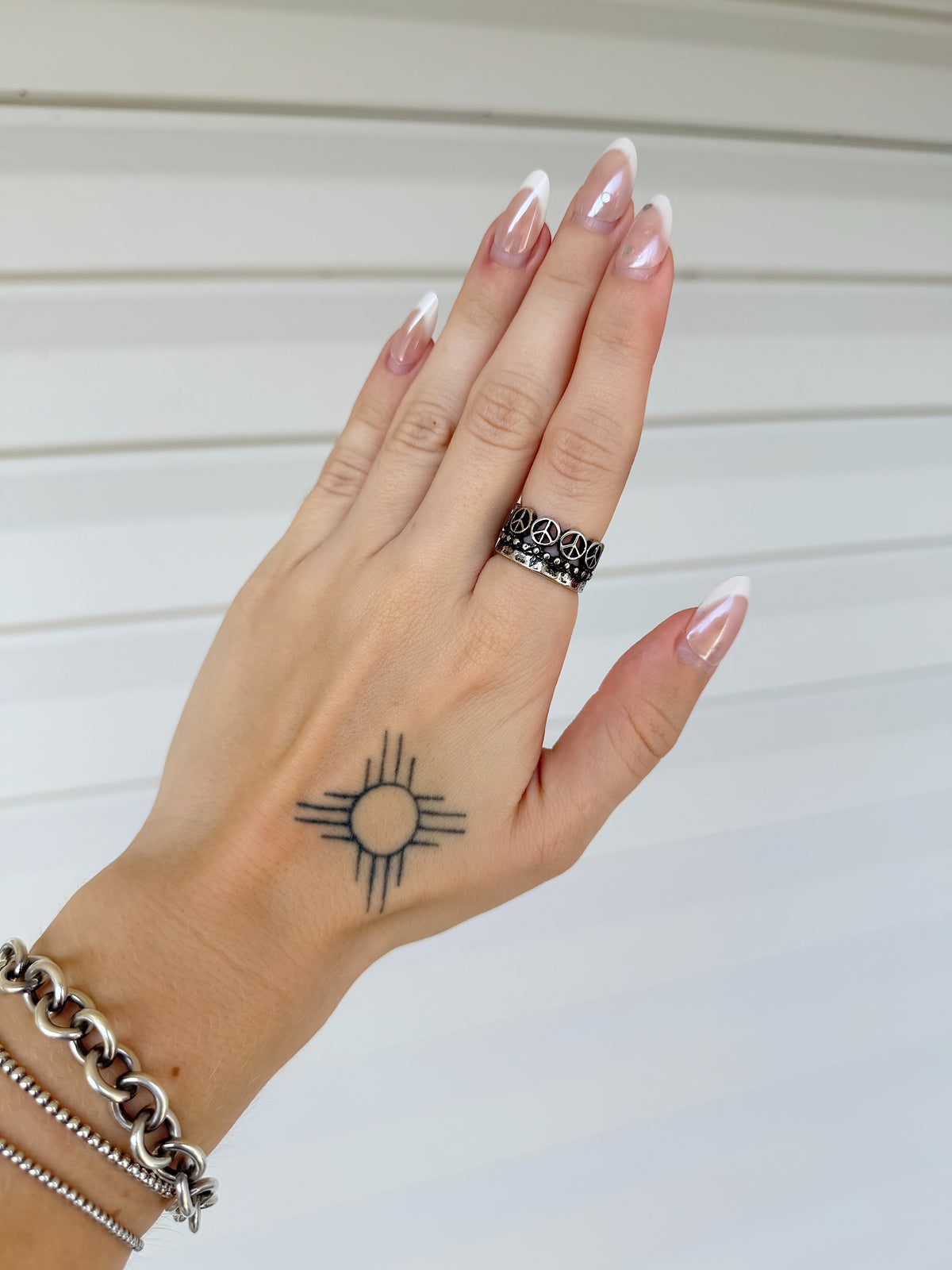 The Peace Sign Cuff