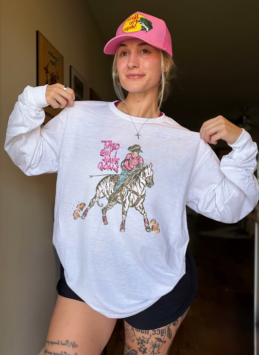 Tired But I Have Goals Long Sleeve Tee