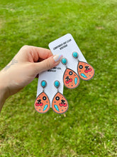 Load image into Gallery viewer, Leather Earrings (Cherries)
