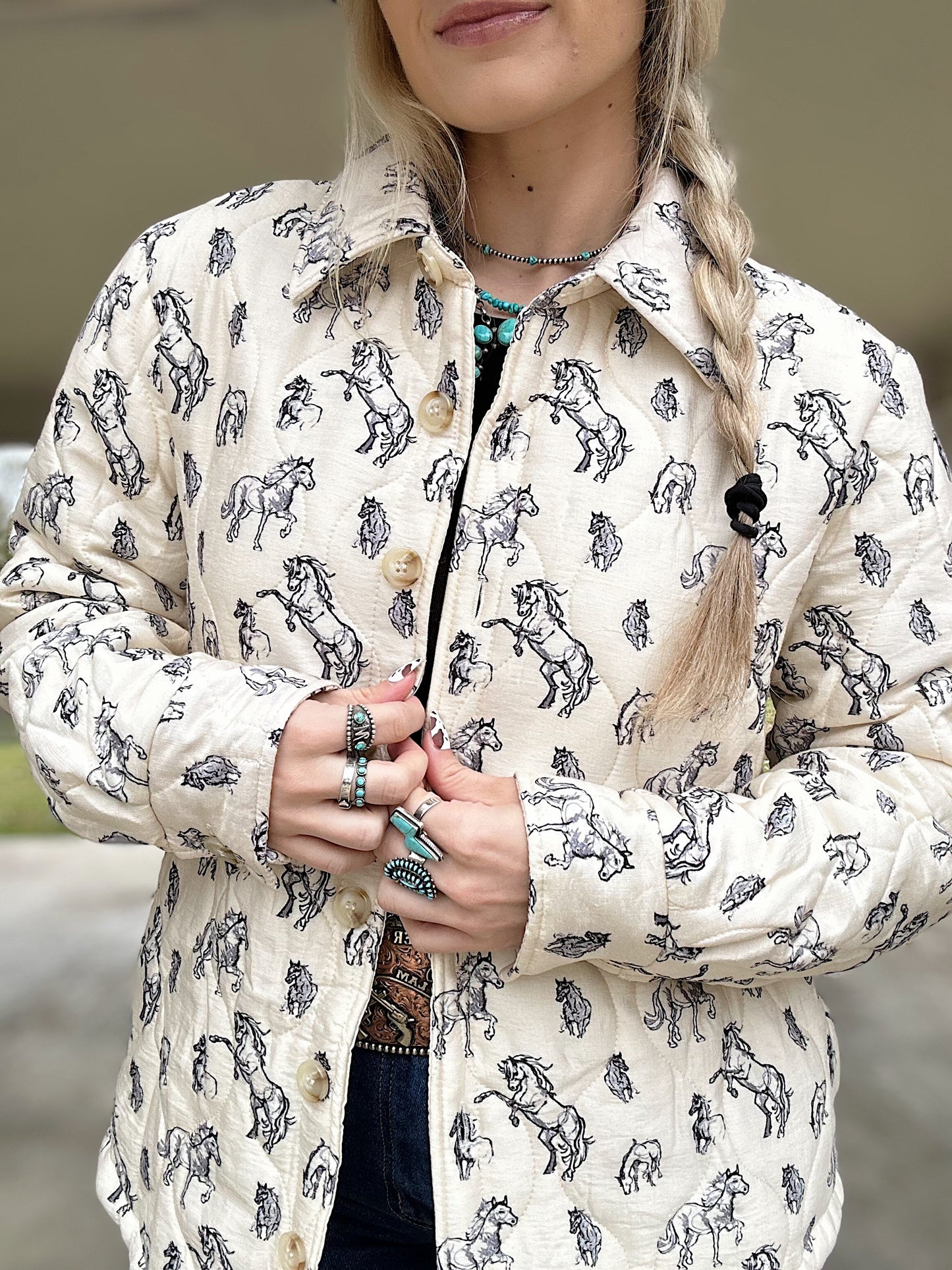 Quilted Pony Jacket